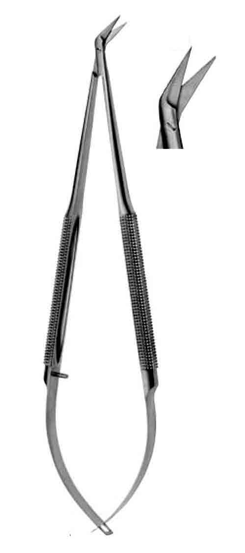 SERAMİK KAPLI MİKRO VASKULER MAKAS 25° 18CM